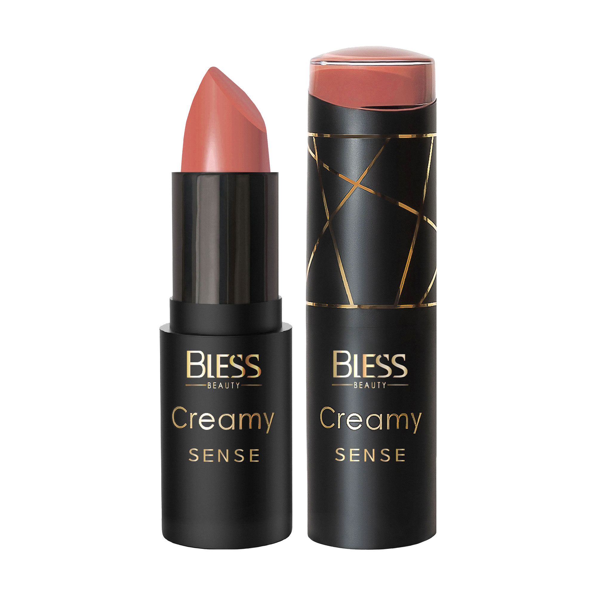 Кремова помада для губ Bless Beauty Creamy Sense 02, 3.6 г